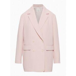 NWT Wilfred Cherrelle Double Breasted Crepe Blazer Poetic Pink 2XL